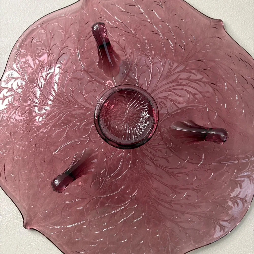 Indiana Glass light features pressed