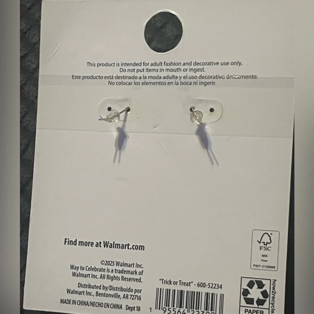 🔴 3/$12 Halloween Colorful Trick‎ or Treat Earrings! NEW!