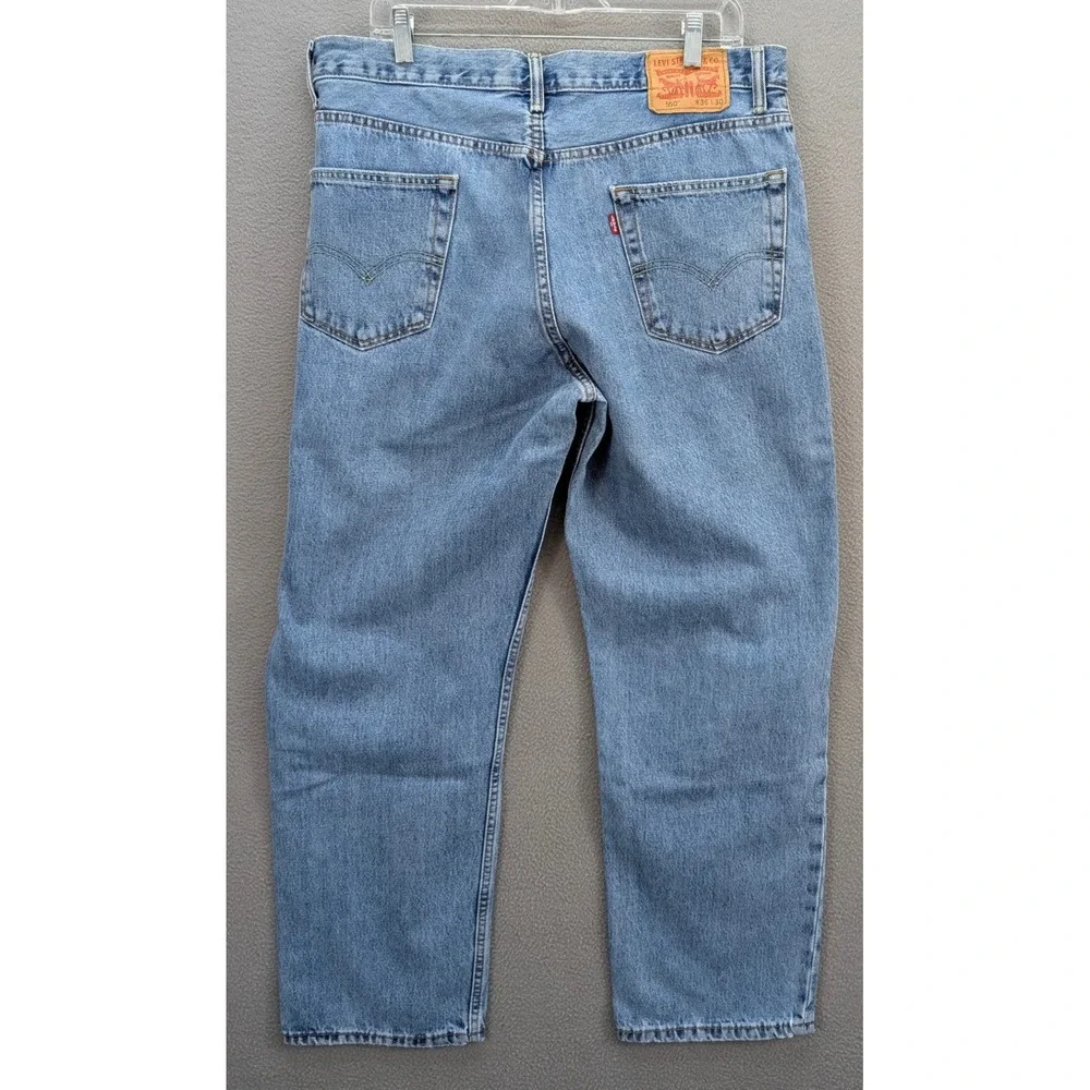 Levi's 550 Relaxed Fit Denim Jeans Men's 36x30 Light Wash Classic‎ Comfort Y2K