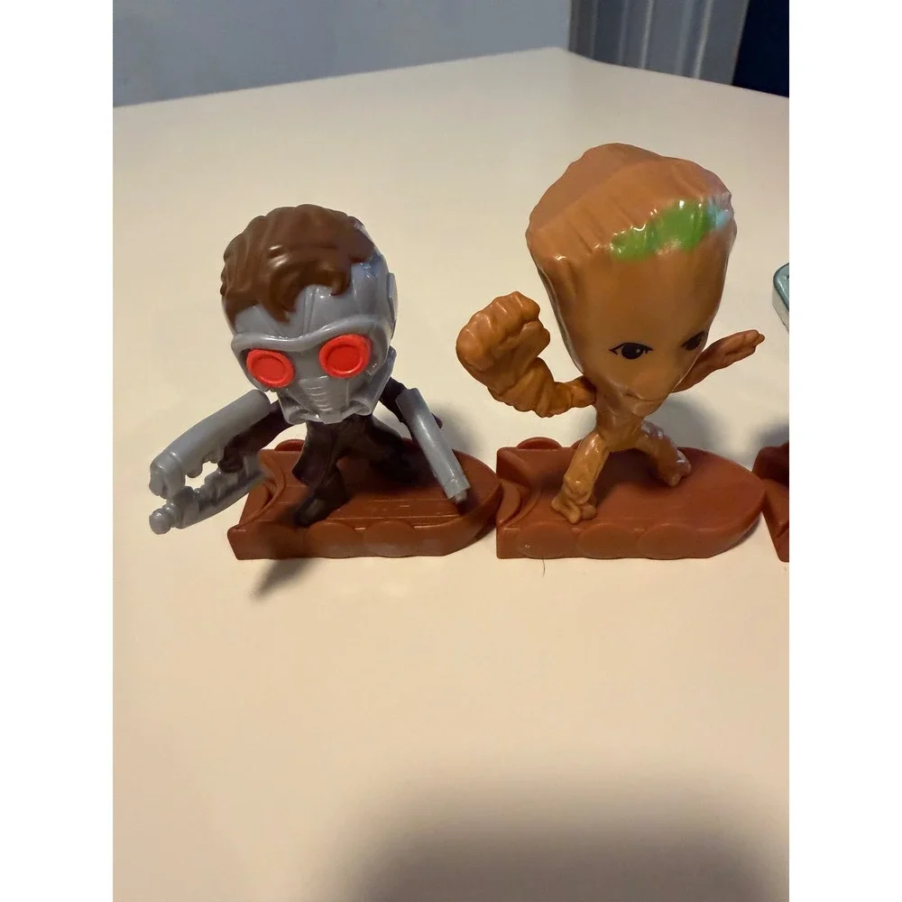 Marvel Guardians of the Galaxy Vol 2 McDonalds Happy Meal Toy Set‎ of 4 Figures