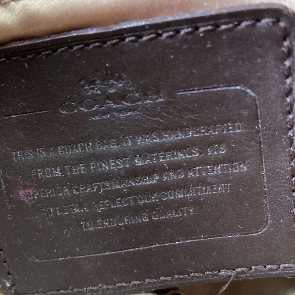 Signature Coach‎ Canvas and Leather Collette Mini Satchel