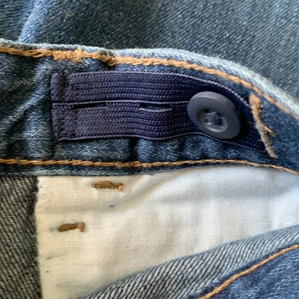 PLACE Jeans SLIM Straight Adjustable Waistband Whiskering 5 Pocket Denim 8 Boys