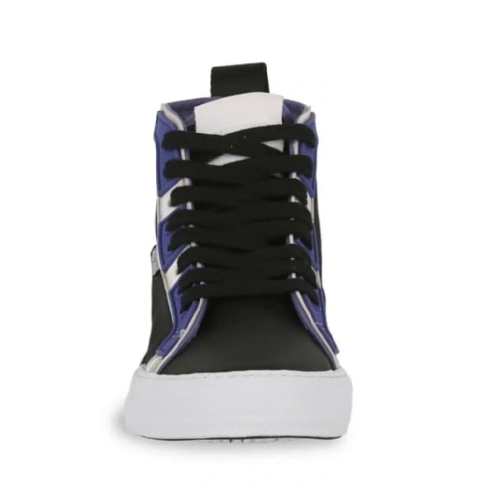 EUC MOSCHINO Tri Tone High Top Sneakers