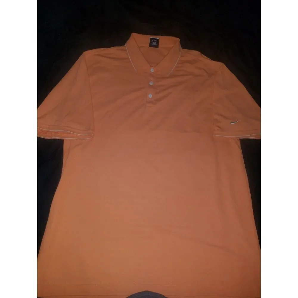 Nike Fit Dry Golf Polo XL‎ ORANGE