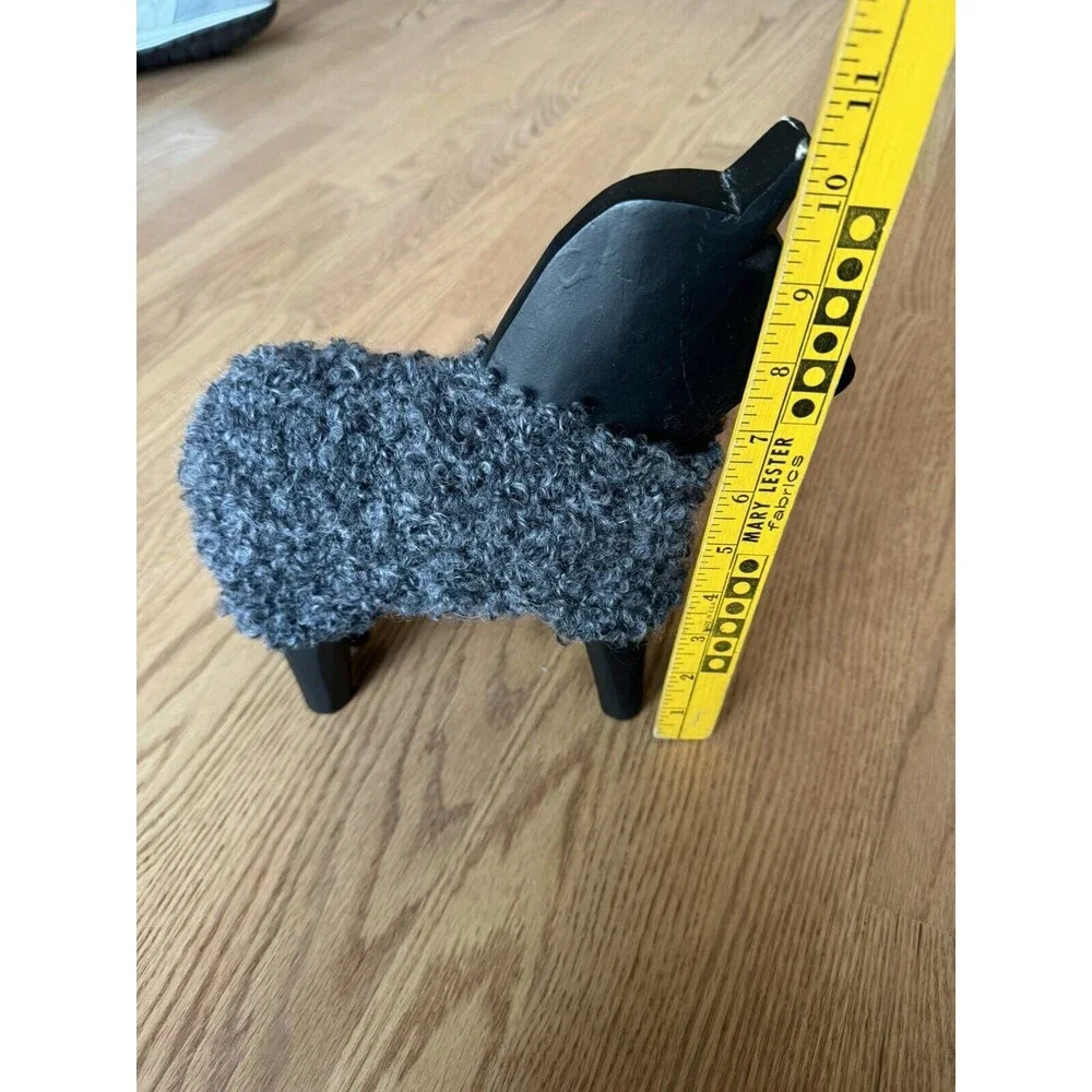 IKEA STOLLE Dala Horse By Katarina Brieditis‎ Black Wood Figurine Sweden 2001