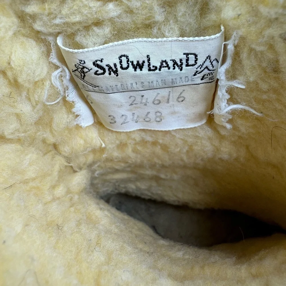Snowland vintage faux