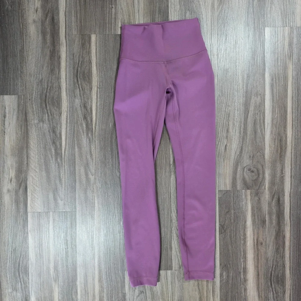 Lululemon Purple High Rise‎ Athletic Leggings Size 2 LW5CQDS