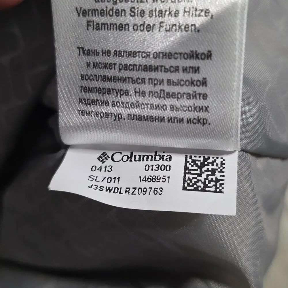 Columbia Black Interchange Omni Tech Jacket with Gray Accents Womens Size XL