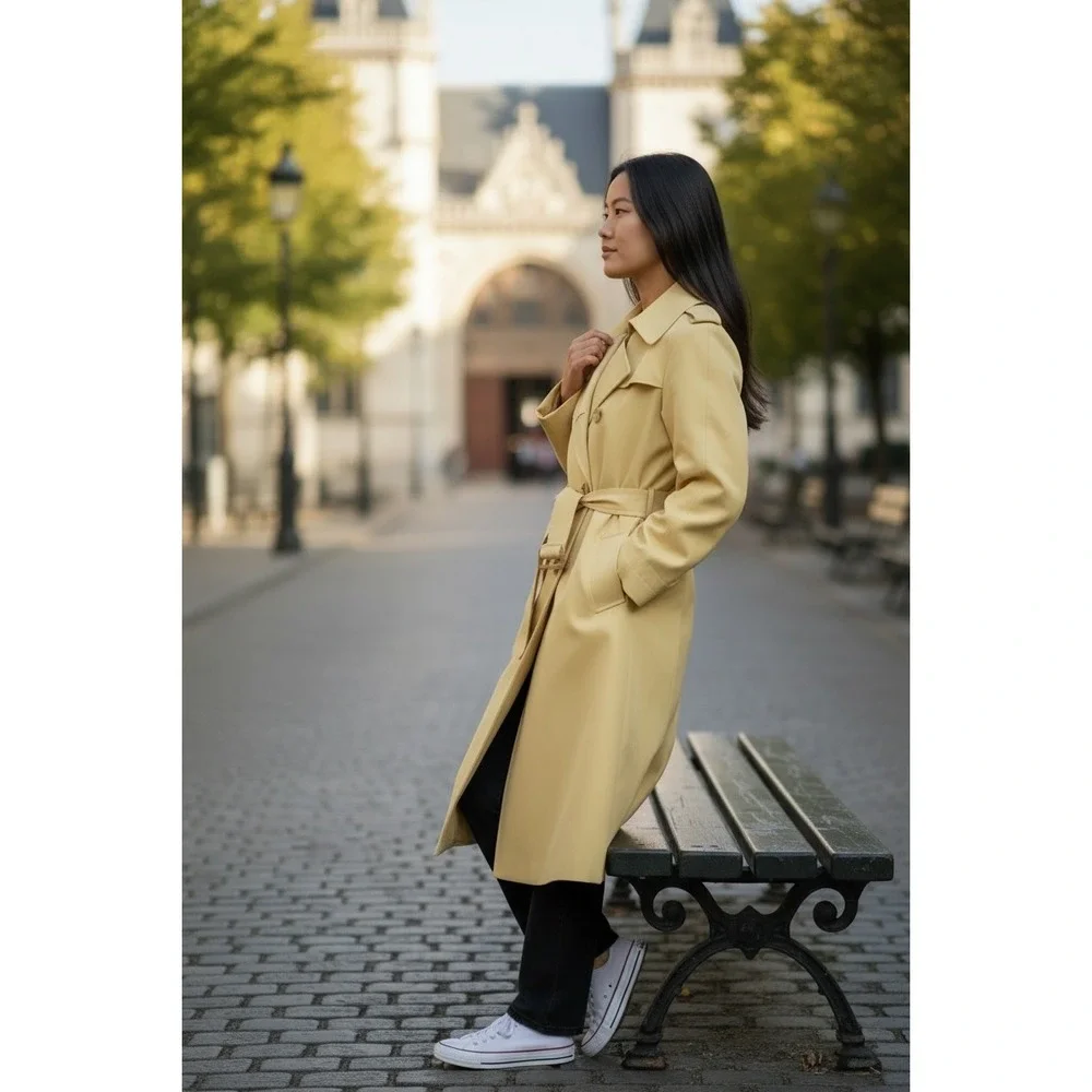 Vintage pale yellow