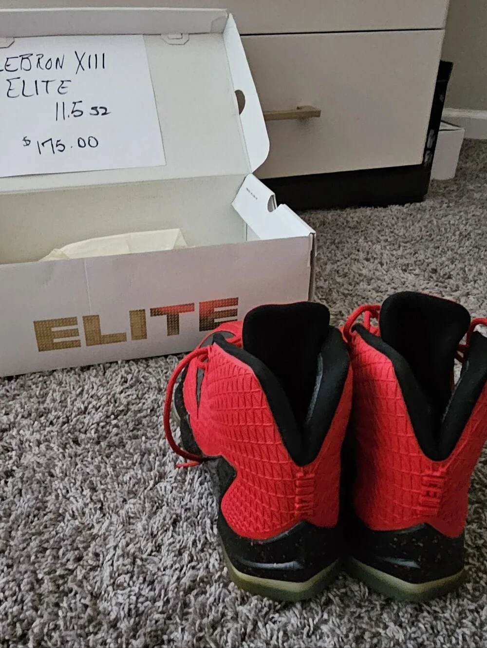 Lebron XIII Elite, size-11.5, $175.00, Great Condition