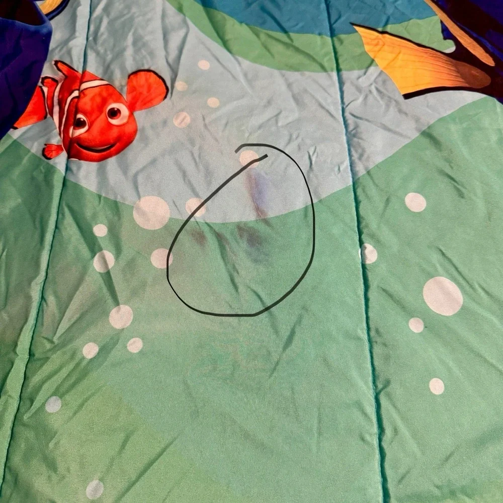 Disney‎ Finding Dory Nemo Twin - Full Comforter Bedding Blanket Read Description