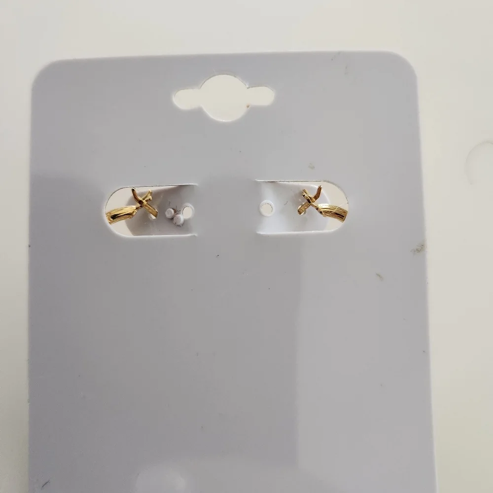 Darla collection Gold Tone Small Hoop Earrings