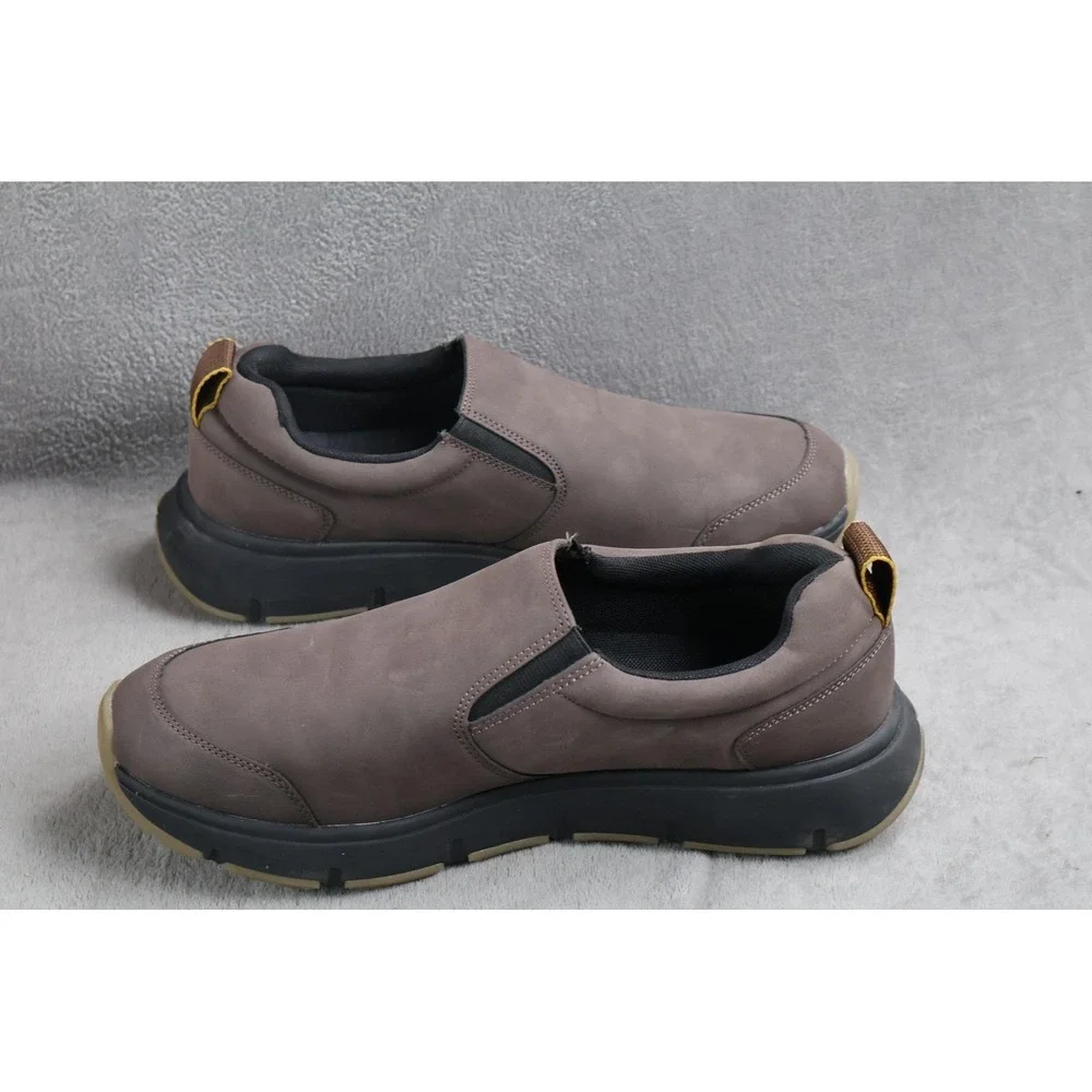 GERRY‎ MOC II Shoes Mens Size 11 Brown Slip On Casual Nubuck Cushioned 1917429