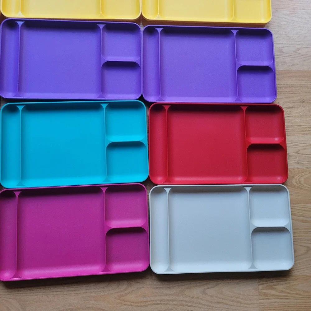 Tupperware‎ Divided Set Lot 15 Colors Lunch Dinner TV 90s