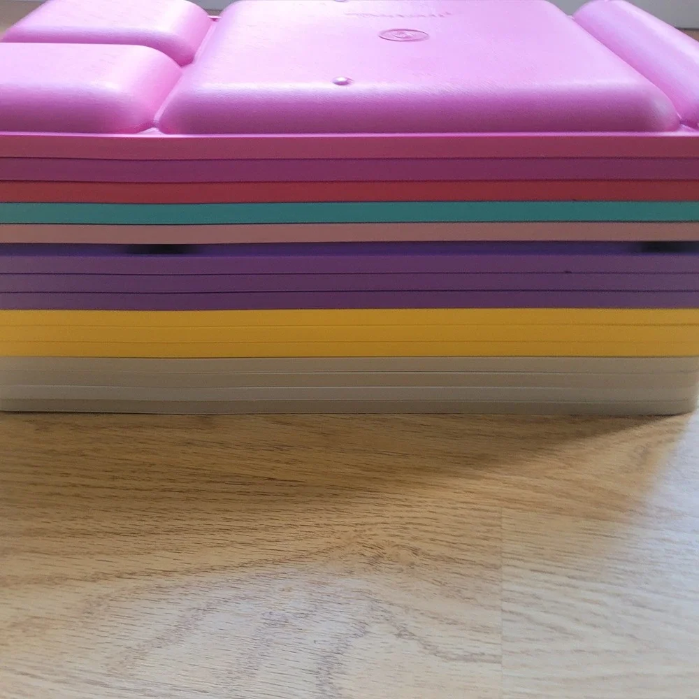 Tupperware‎ Divided Set Lot 15 Colors Lunch Dinner TV 90s