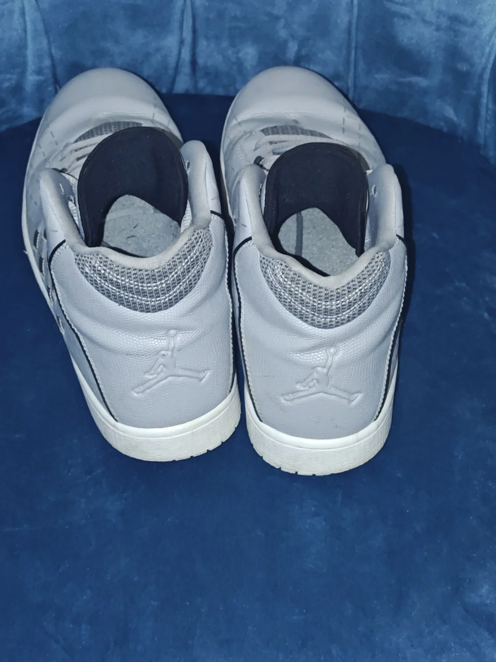 Men's Jordan Illusion Wolf Gray High-Top Basketball Sneakers