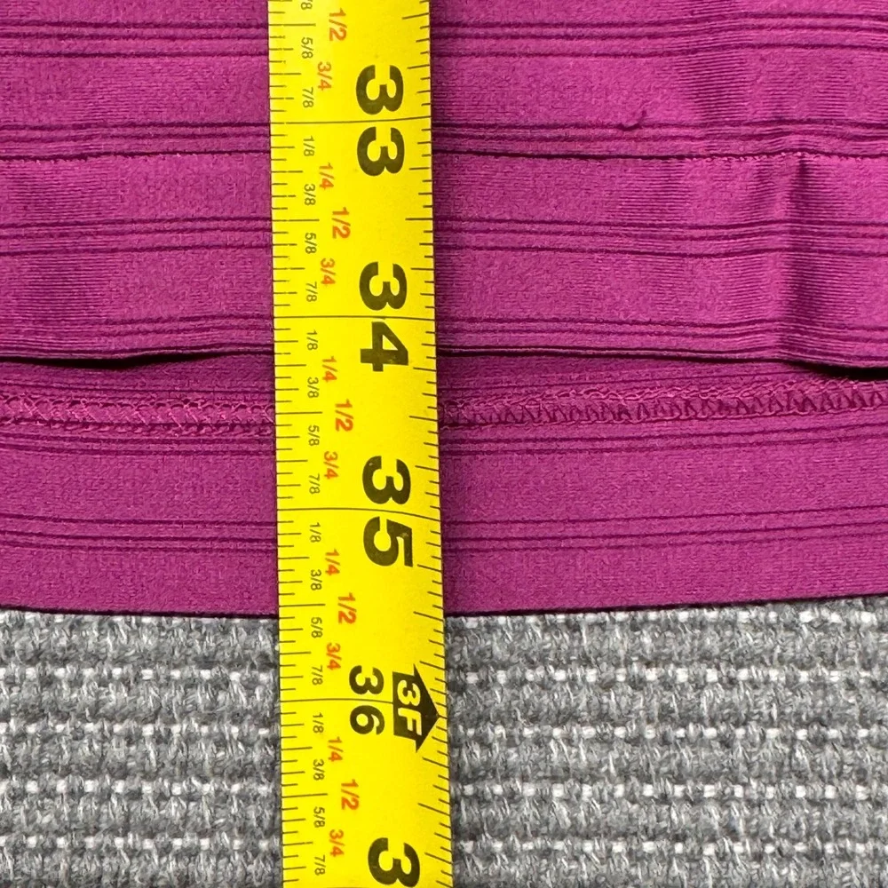 Nike Tiger Woods‎ Collection Mens XL Magenta Purple Striped Golf Polo Shirt TW