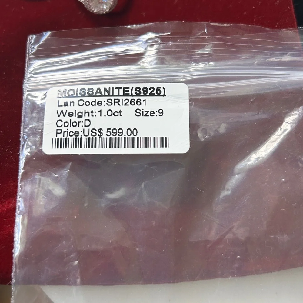 Moissanite set 925