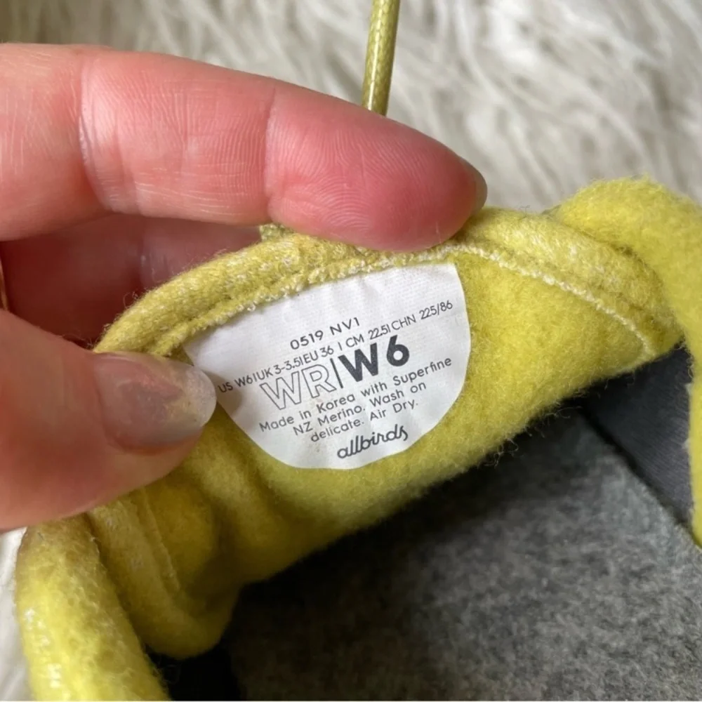 allbirds gorgeous yellow