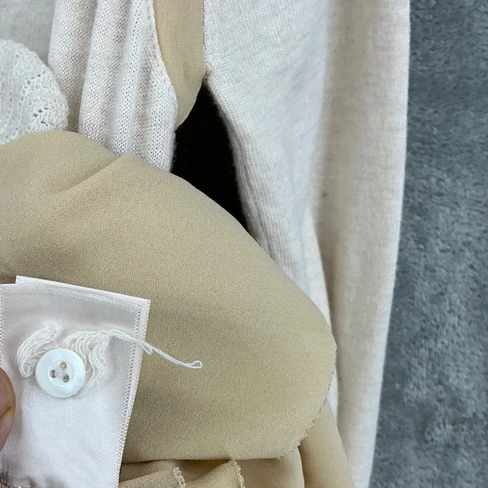 Knitted & Knotted button front