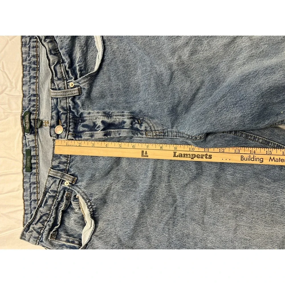 Wild Fable Jeans Womens 16 Blue High Rise Straight Distressed Denim‎ Pants