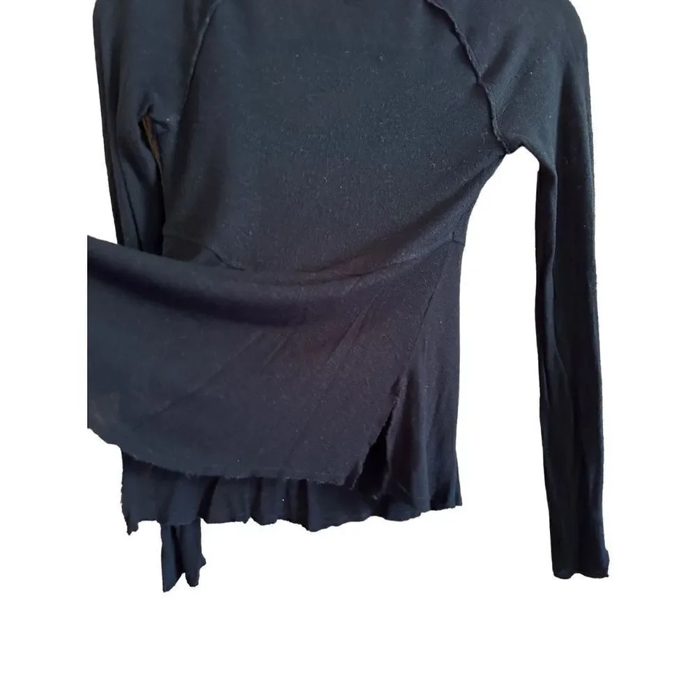 Free People Intimately‎ Free black long sleeve minimalist shirt XS