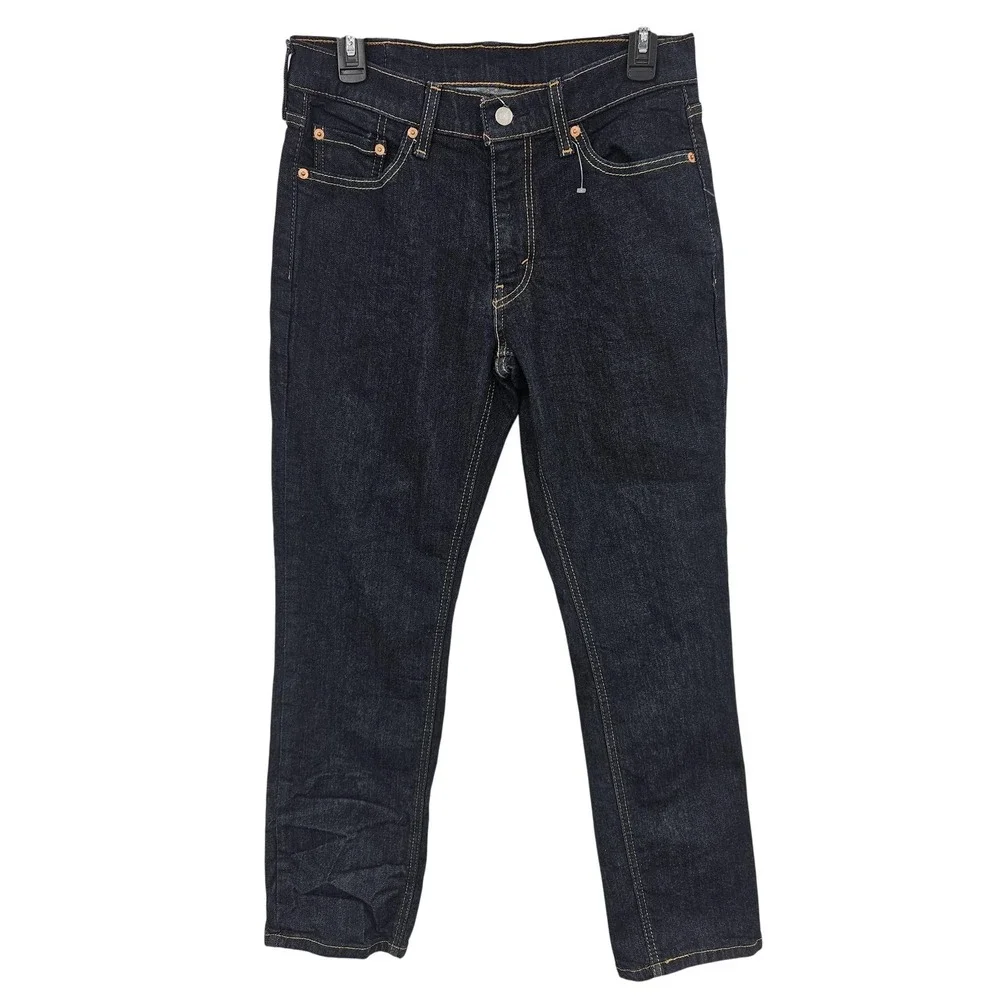 Levis Jeans Mens 30x30 Dark Wash Straight Leg‎ Denim Stretch Classic Fit Preppy