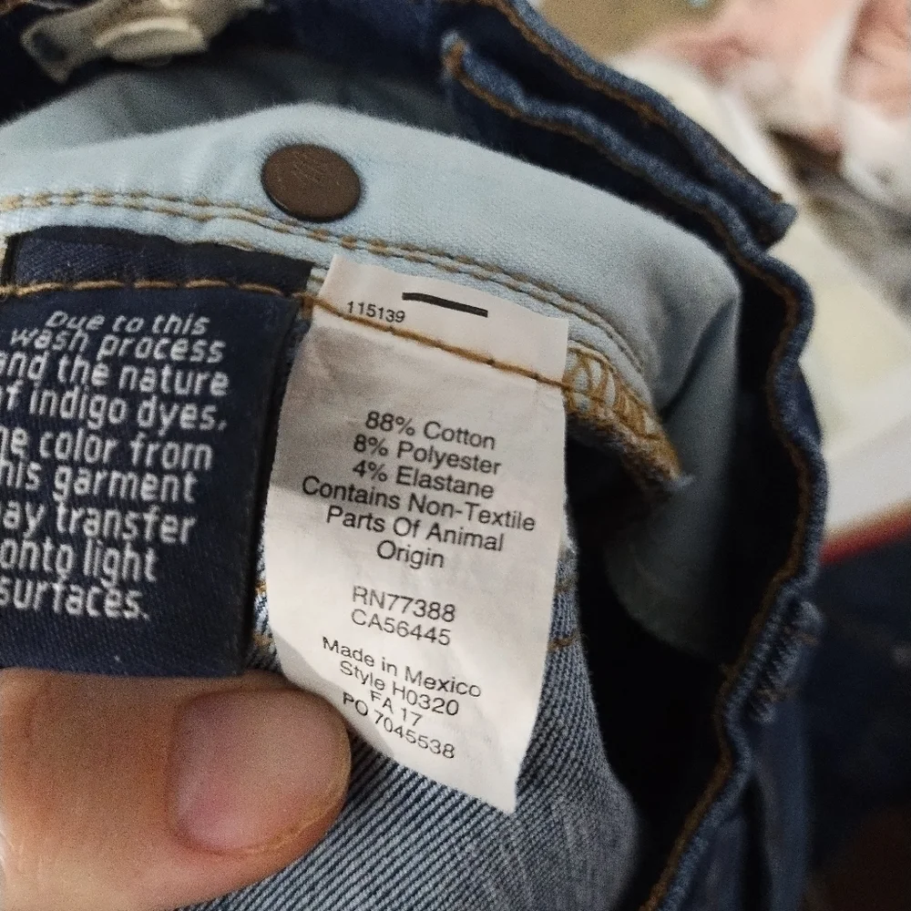 Madewell jeans distressing rise