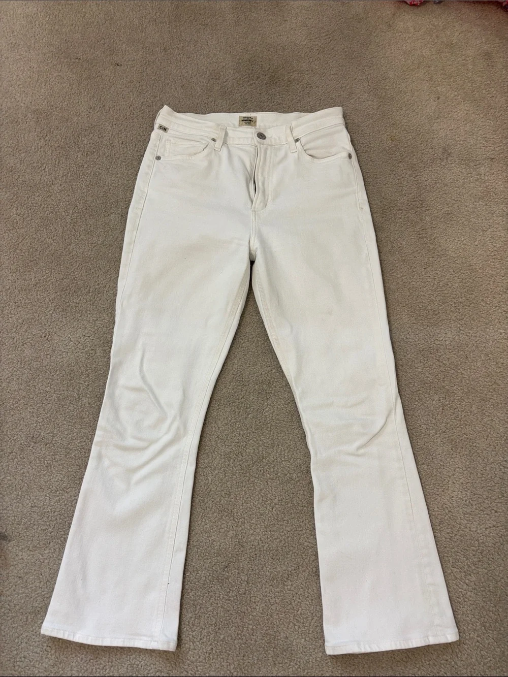 Citizens of Humanity- White Women's Jeans - Demy Cropped