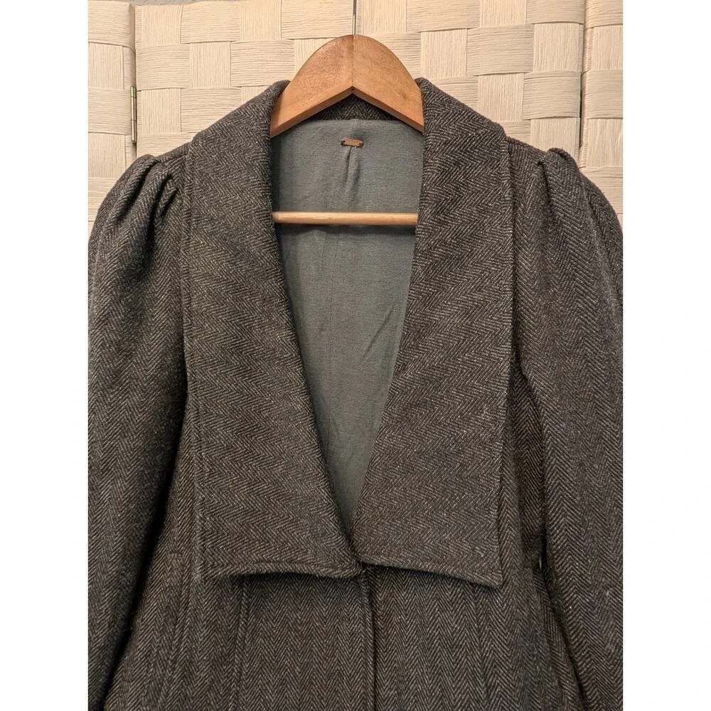 Free People herringbone wool
