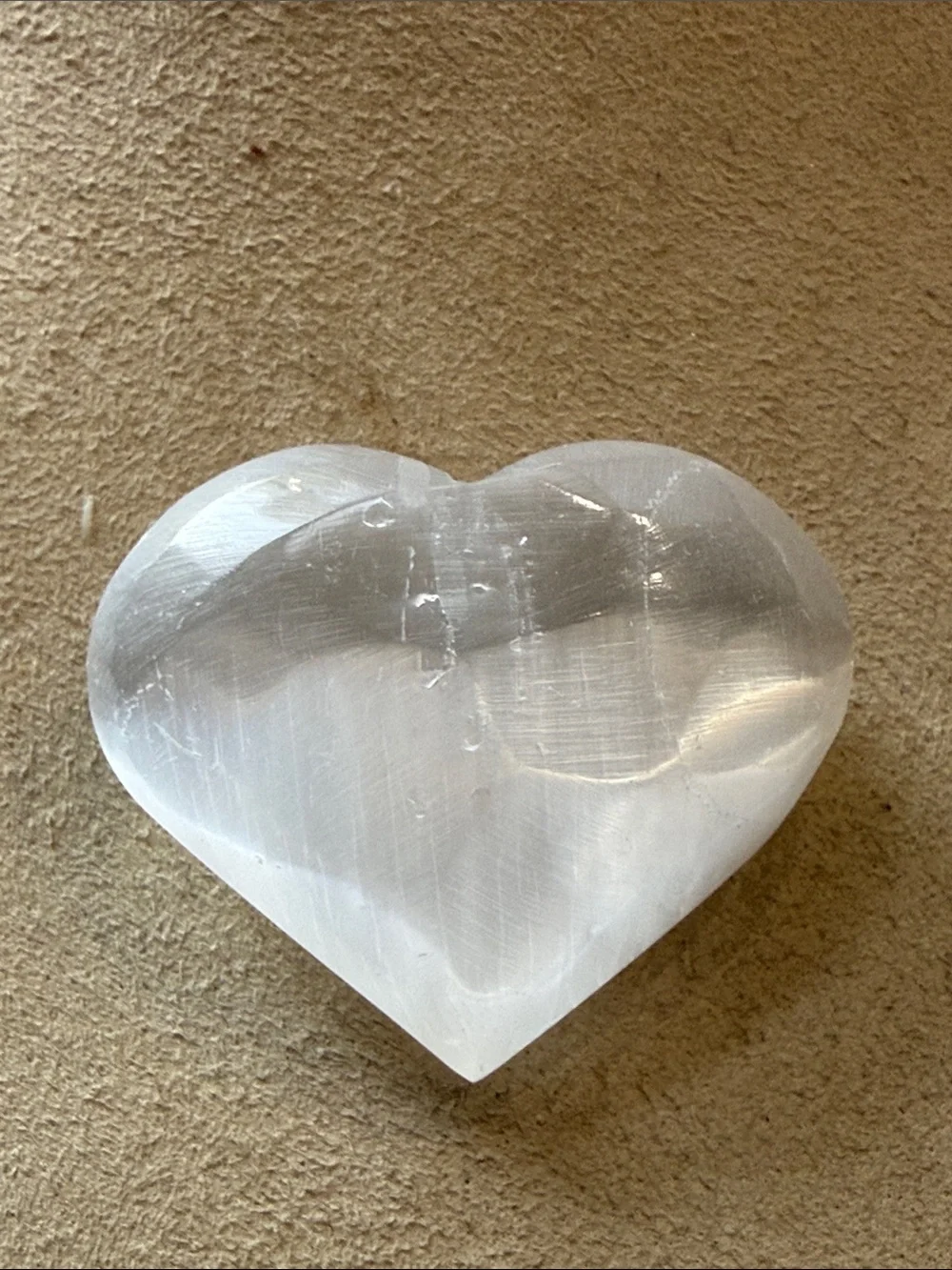 Lumurian Quartz Crystal Heart Shape!