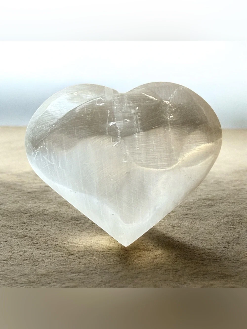 Lumurian Quartz Crystal Heart Shape!