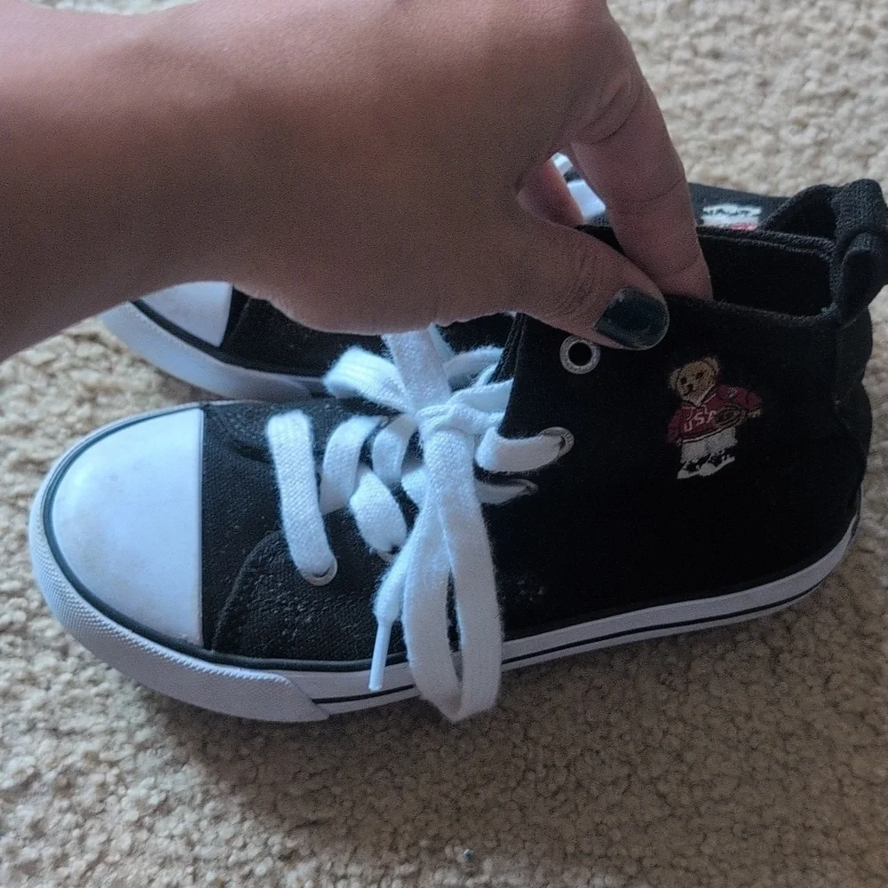 Polo Ralph Lauren Hamptyn Hill Bear Sneakers Size 12