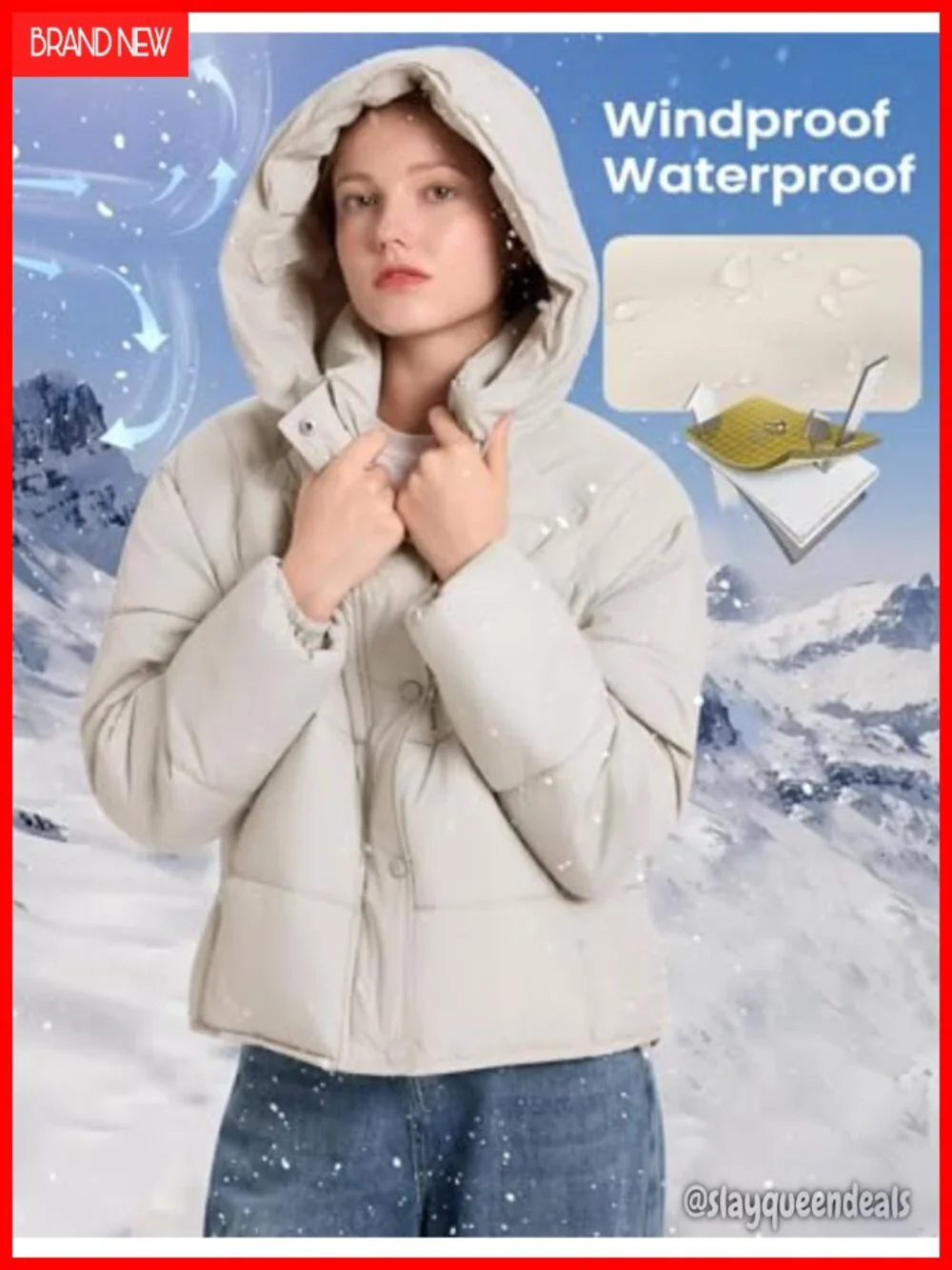 N/A quilted puffer