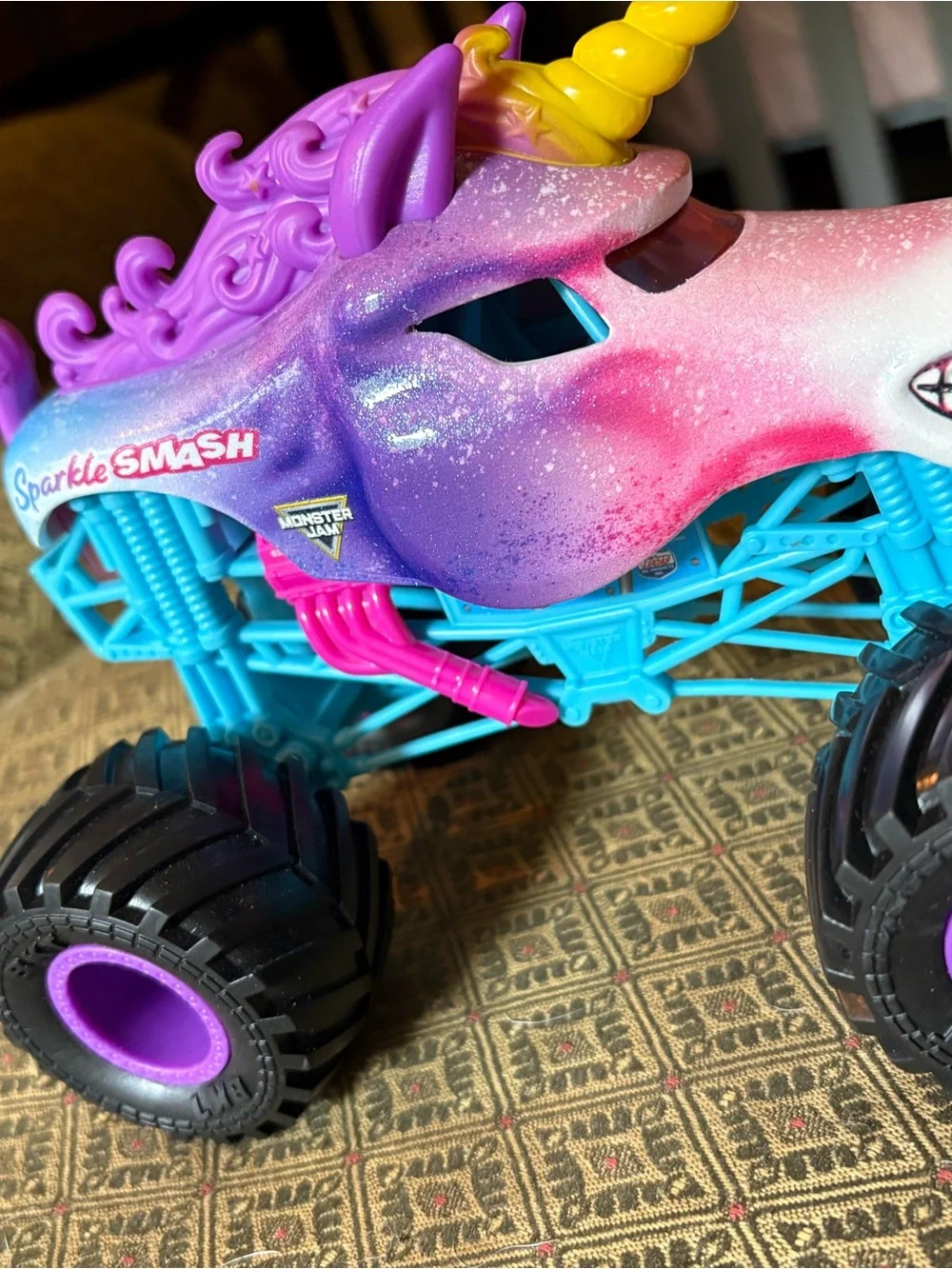 Monster Jam colorful unicorn