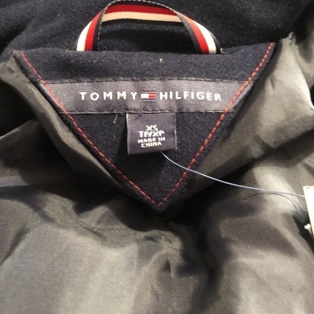 🆕Tommy Hilfiger Wool W/ Cotton Sleeves Jacket