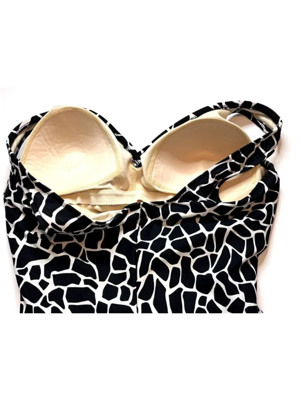 Miraclesuit 1-Piece Swimsuit 18W Faux Wrap Ruched Animal Print