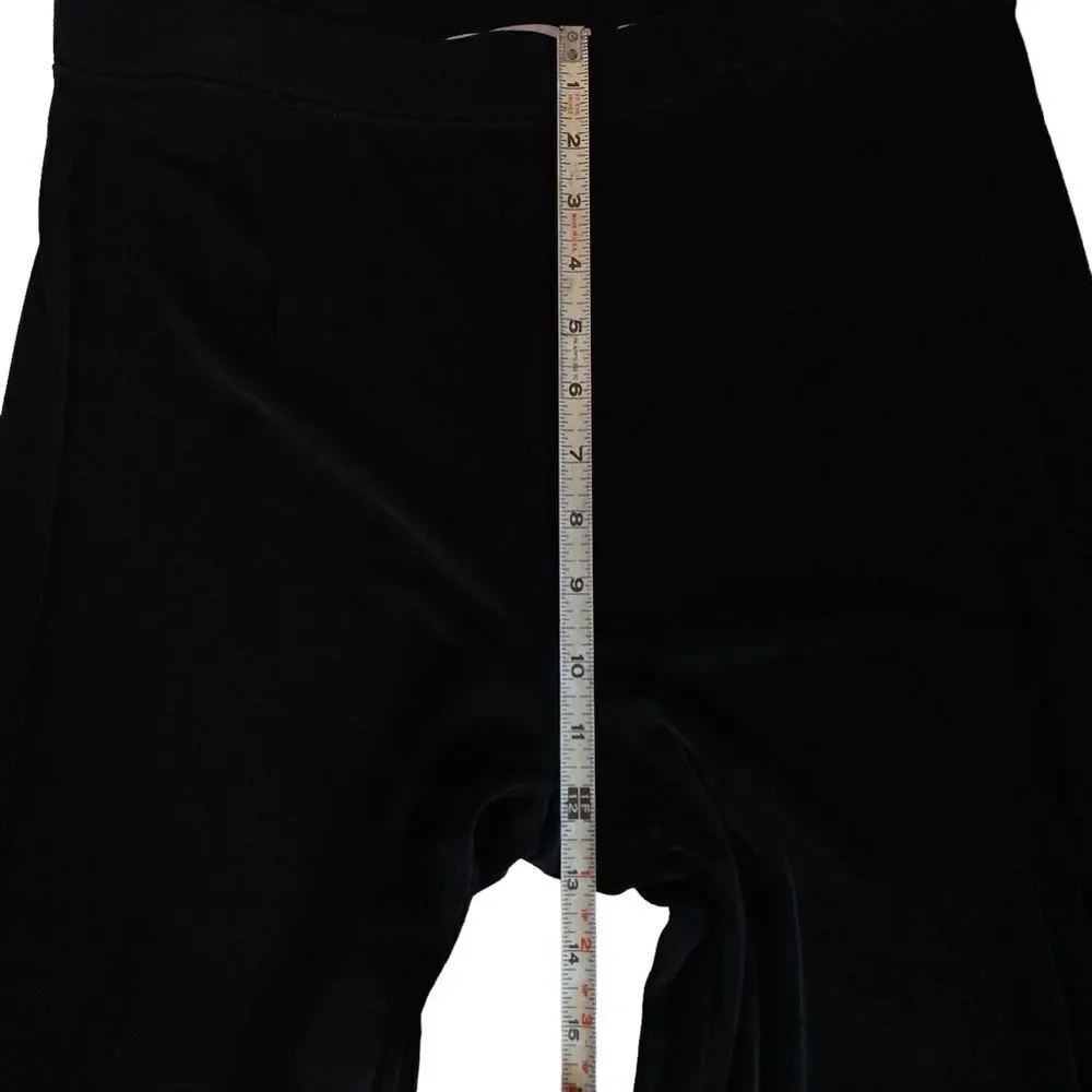 New c.l.o.t.h.e.s. Black Straight‎ Leg Slinky Stretchy Size Medium Long Pants