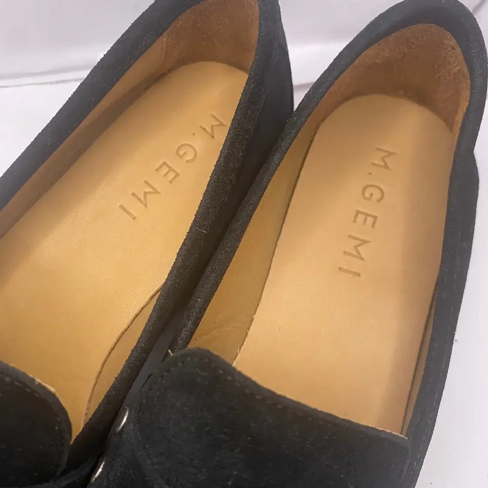 M. Gemi black suede