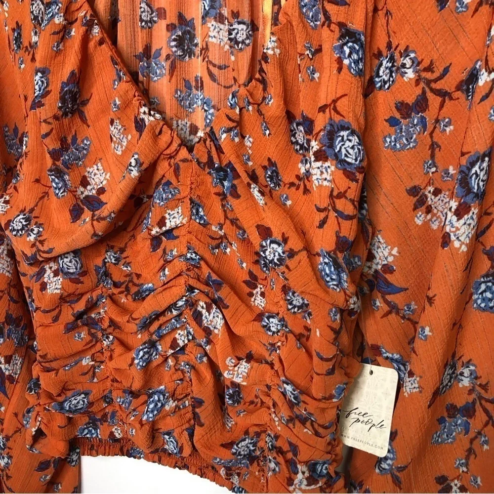 Free People 17” back flowers