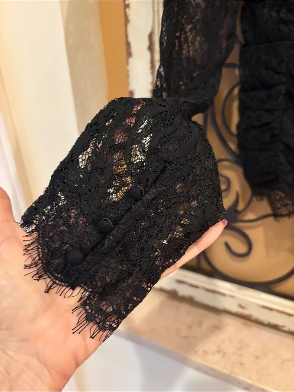 Free People sheer lace