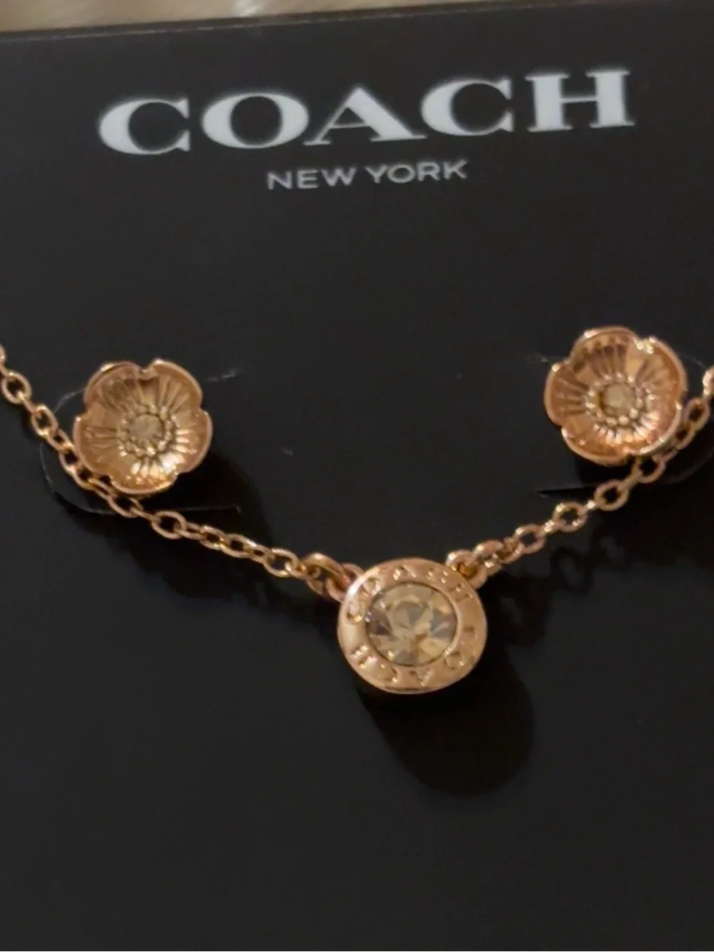 Coach delicate necklace
