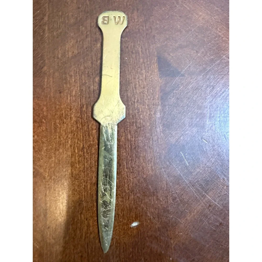 VTG Antique Marthaler Machine St Paul Minnesota MetalVBrass Copper Letter opener
