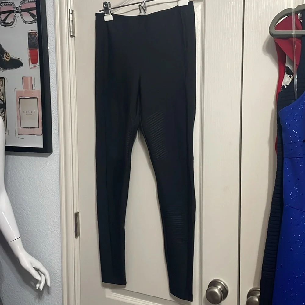 Athleta‎ Black Madison Moto Tight Legging Athleisure Biker Gym