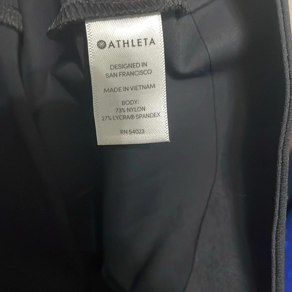 Athleta‎ Black Madison Moto Tight Legging Athleisure Biker Gym