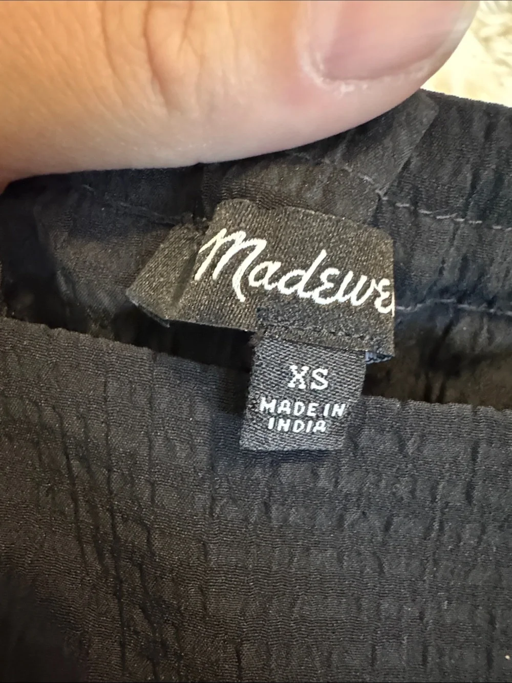 Madewell chic black