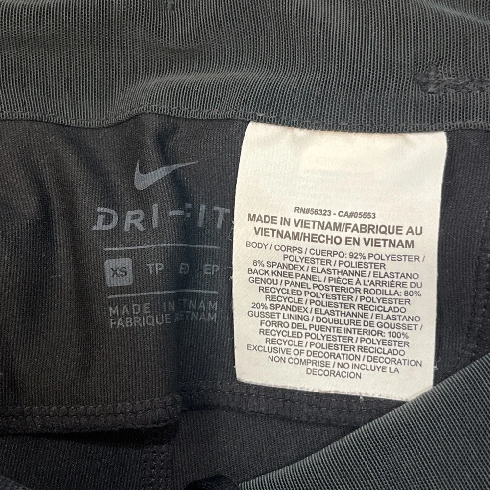 Nike Running Women's‎ Running Athletic Pants Black Zip Ankle Size XS 829130-010