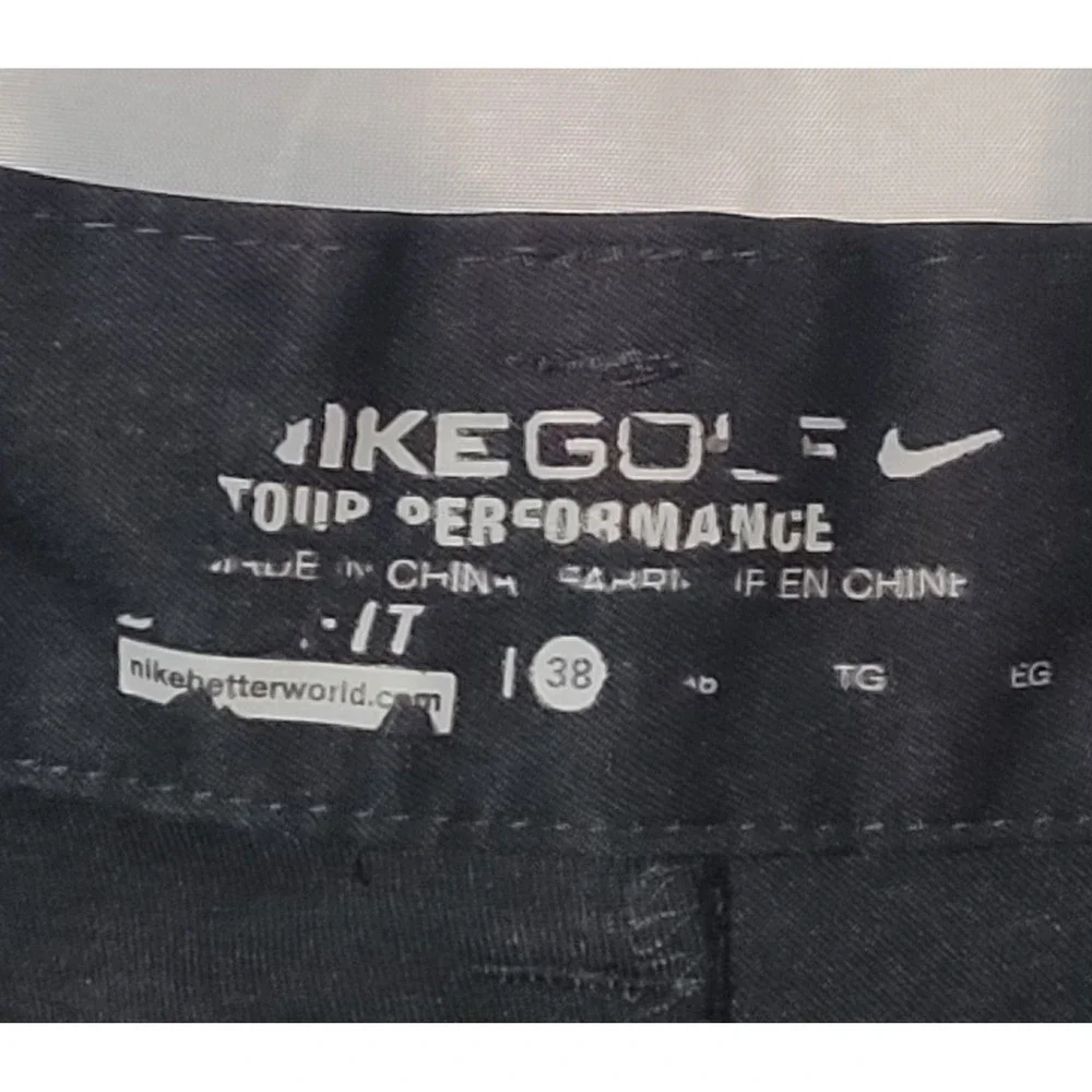 Nike Golf Men's 38 Black Tour Performance Dri-Fit Golf‎ Shorts Pockets