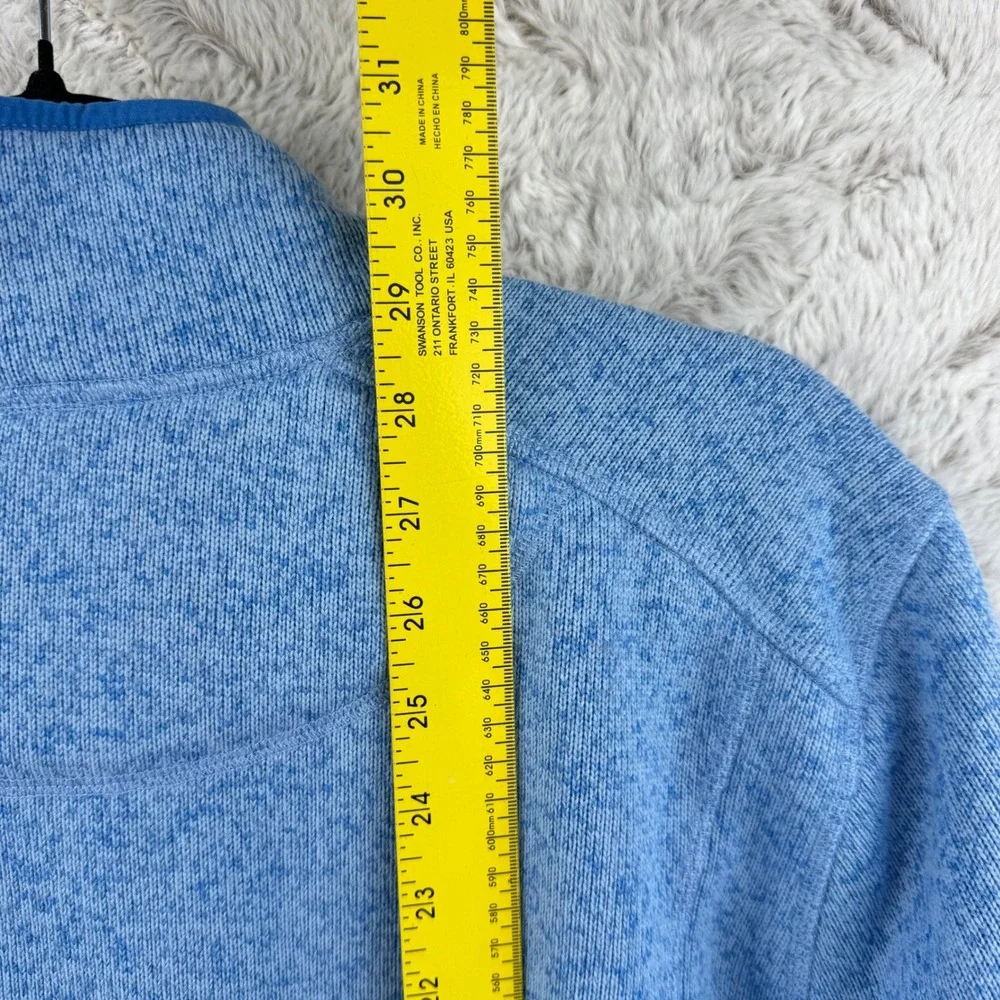 L.L. Bean Sweater Fleece Jacket Womens 2X Plus Blue Full Zip Gorpcore Hiking