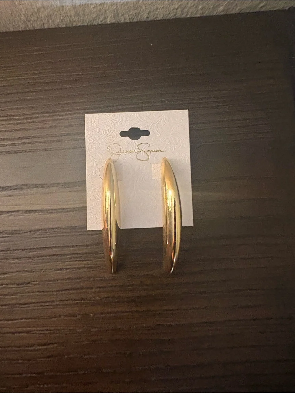 NEW Jessica Simpson gold earrings